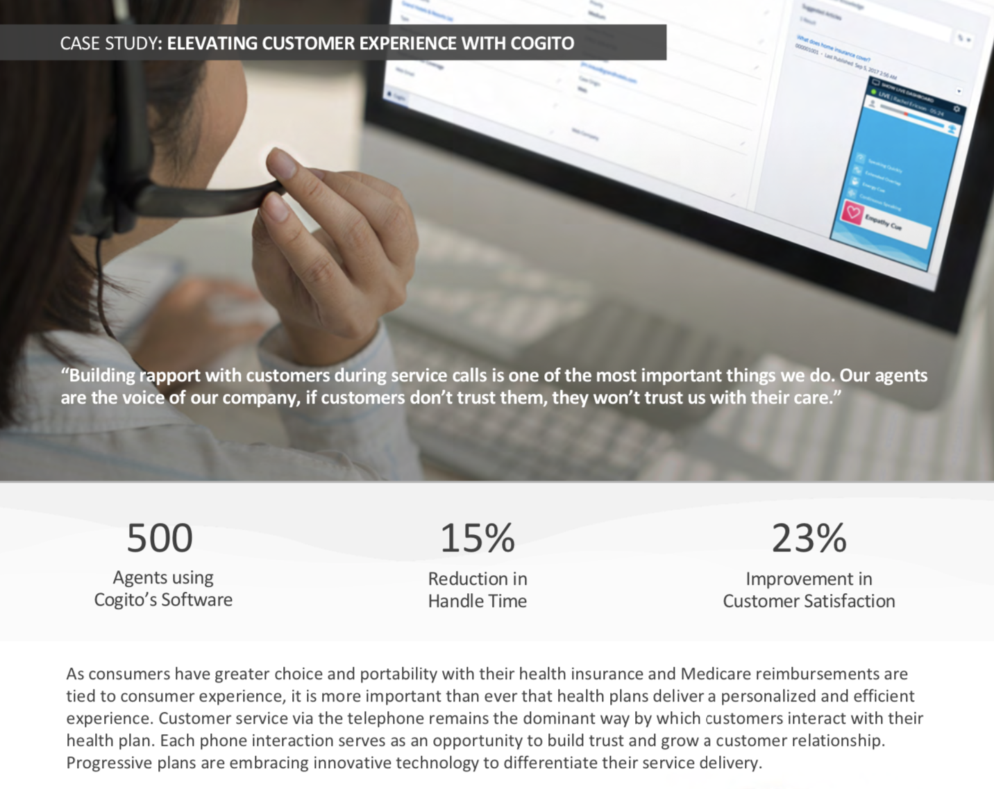 customer experience case study pdf