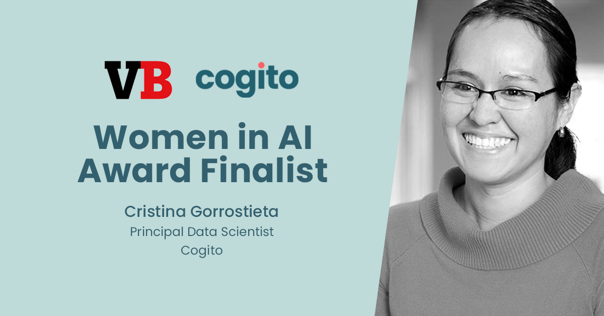 Cristina Gorrostieta Named Finalist in VentureBeat AI Award
